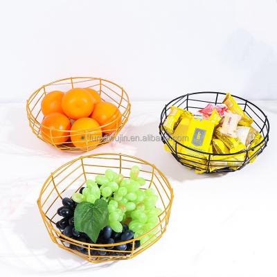 China Viable High Demand Decoration Household Metal Wire Storage Popular Storage Rack Drain Basket for sale