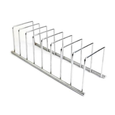 China Sustainable Utensils Rack Kitchen Dish Drying Shelf Cabinet SS304 Metal Dish Drying Rack Stainless Steel for sale