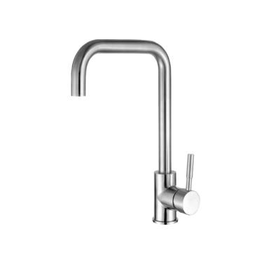 China 2022 Contemporary Luxury Modern Design 304 Stainless Steel Kitchen Household Faucet for sale