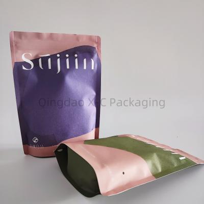 China Customized Design Cotton Paper Carrier Bags Stand Up With Sturdy Handle for sale