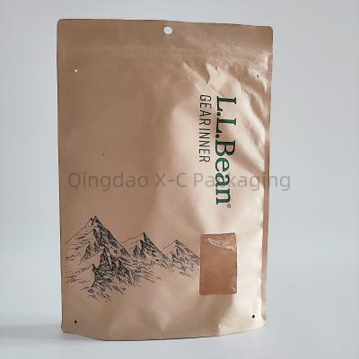 China Flexible Soft Kraft Paper Bag Aluminum Foil for Grocery Popsicle Potato Chip Snack for sale