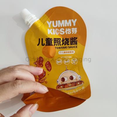 China Flexible Heat Seal Top Spout Stand Up Bag , Spouted Liquid Stand Up Pouches OEM for sale