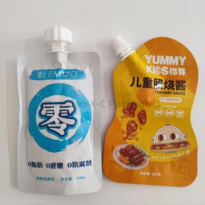 China Customized Shaped Packaging Bag Die Cut Handle Glossy Matte Food Packaging Moisture Proof for sale