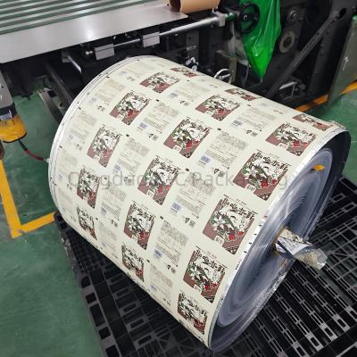 China Food Grade Laminated Packaging Film Roll Custom Printing Plastic Foil Packaging for sale