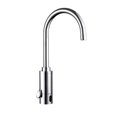 China Sense Faucets Touchless Chinese Brass Hand Free Electric Basin Water Faucet for sale