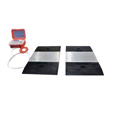 China 20 Ton Portable Shaft Weighing Scales 50T/AXLE for sale