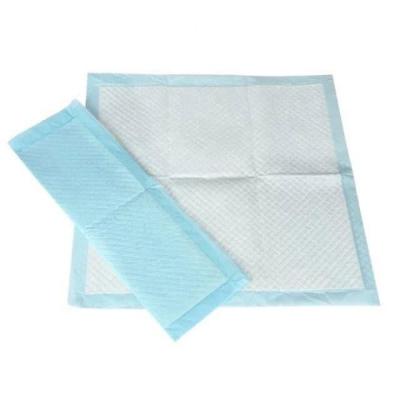 China Printed Personal Care 40*60 60*60 Disposable Medical Blue Underpad for sale