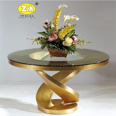 China New wooden PANEL Foshan table hotel lobby and public furniture ZH-LP002 for sale