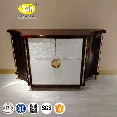 China Contemporary Modern Hotel Public Furniture Cabinet Buffet Cabinet Wooden Console Side Cabinet ZH-LP036 for sale