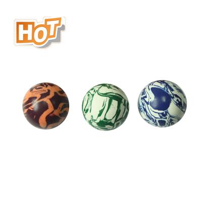 China Sports Toy Wholesale High Quality Vending Machine 46mm Multicolor Custom Printed Rubber Bouncy Balls for sale