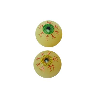 China Sports Toys 32mm Novelty Colorful Eyes Ball Eye Bounce Stress Ball for sale