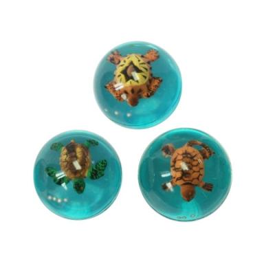 China Sports Toy Anti Stress 45mm Sea Life Super 3d Bouncing Balls For Kids Toys for sale