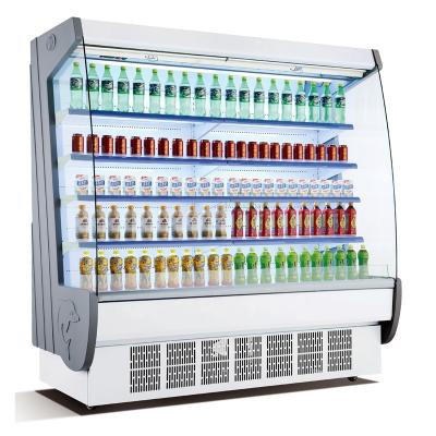 China Single-temperature Supermarket frozen chilled display counter frozen chilled open counter seafood mutildeck chilled chiller for sale