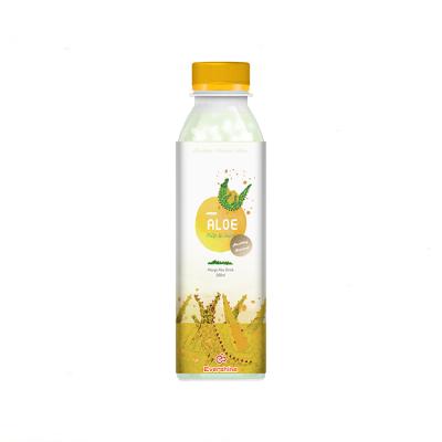 China Natural Hot Selling Pet Bottled Wholesale OEM Goods Market Mango Aloe Juice Beverage for sale