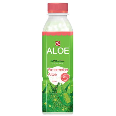 China Competitive Price Watermelon Low Fat Aloe Vera Drink for sale