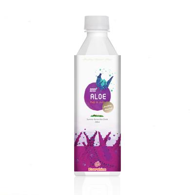 China Factory Outlet 500ML Berry Aloe Vera Juice Private Brand Natural Aloe Flavored Drink for sale