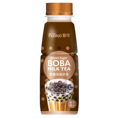 China Taiwan Brown Sugar Boba Milk Tea With Normal Plastic Bottle for sale