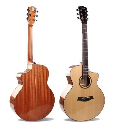 China Flawless 40&41 Inch Folk Acoustic Guitar for sale