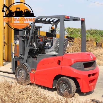 China Building Material Factory Outlet Forklifts New Manual Diesel Fork Ton Lift From Direct Sale 3.5 3 5 Ton Price With Japanese Engine for sale