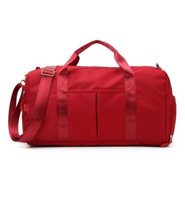 China Fashion Popular Bags Dry Wet Gym Sport Duffle Training Yoga Separate Bag With Shoe Compartment for sale