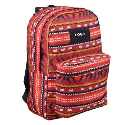 China Large capacity lightweight slim backpack custom college school bag with pattern school package printing package boys and girls for sale