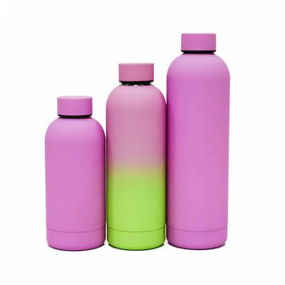 China Sustainable Amazon Top Selling Multi-size Stainless Steel Matte Insulated Water Bottle With Many Style Lids for sale