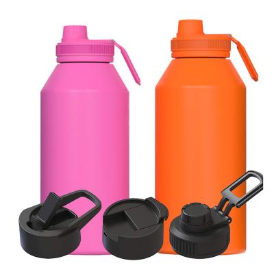 China PORTABLE 64oz Flask Wall Water Bottle Stainless Steel Eco Friendly Designed Double Buzzer for sale