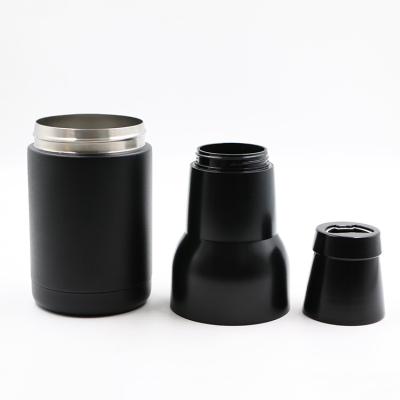 China Sustainable Insulated Can Coolers Beer Can Cooler Stainless Steel With Beer Opener for sale