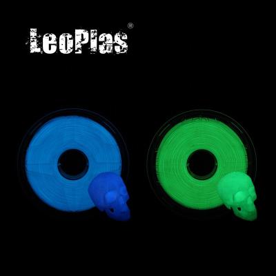 China Flexible TPU LeoPlas 1.75mm Luminous Soft Noctilucent Glow in Dark TPU Filament 1kg for Printer Consumables Printing Supplies for sale