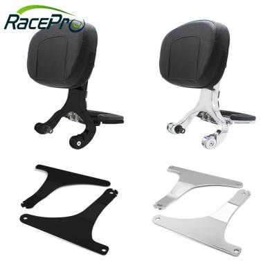 China For Rider & Rider Racepro Passenger Motorcycle Sissy Bar Backrest For Harley Davidson Dyna 2001-2007 for sale