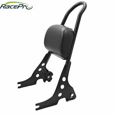 China Solid Steel Protector Sissybar Sissy Bar Cushion For Harley Sportster XL 883 Metal Motorcycle Passenger Backrest 1200 2004-2019 for sale