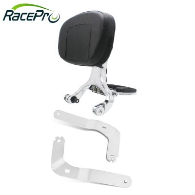 China For Racepro Motorcycle Rider And Passenger Sissy Bar Multifunction Passenger Backrest For Harley Davidson Street 750 2015-2020 for sale