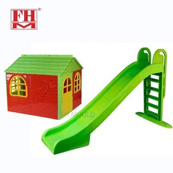 China Plastic Outdoor Plastic Slides For Indoor Kids Children Play Set Plastic Slide Playground Slide Toy Mold /mold for sale