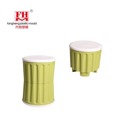 China 2017 New Design Plastic Stool Storage Stacked Mold for sale