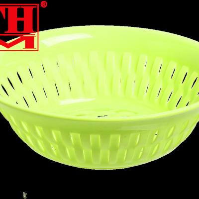 China Plastic Basket Drain Fruit Bowl Drain Fruit Vegetable Basin Plastic Vegetable Mold / Mold for sale