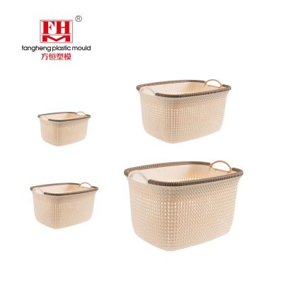 China Mold Steel Rattan Basket Storage Kitchen Basket Wicker Home Maker for sale