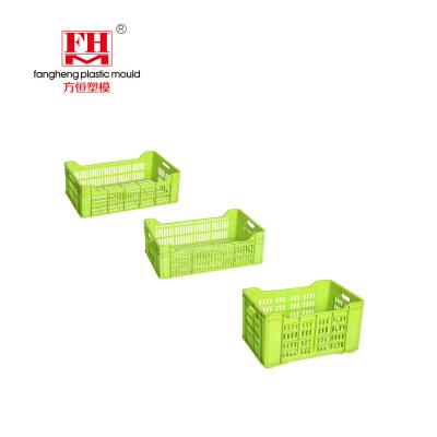 China Plastic Fruit Crate Mold Crate Mold Vegetable Storage Container Plastic Mold for sale