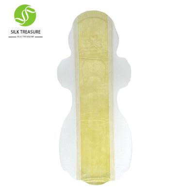 China Lady Super Absorbent Disposable Degradable Bamboo Fiber Extended Sanitary Napkins for sale