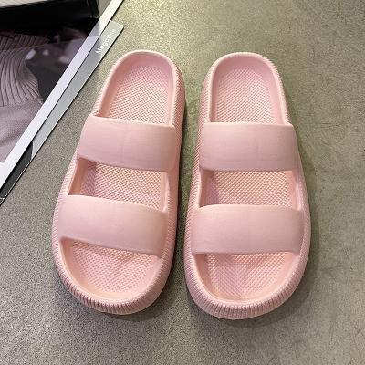 China Massage Lovers Summer Home Slipper 4cm Thick Bottom Home Slipper Outdoor Custom Stepping Soft Bottom Slipper for sale