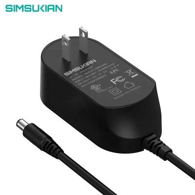 China Universal application plug-in power 24v 1a adapter output 12 v 2 a 6v 6a dual 12v 1a 12v 2a 20w power adapter for sale