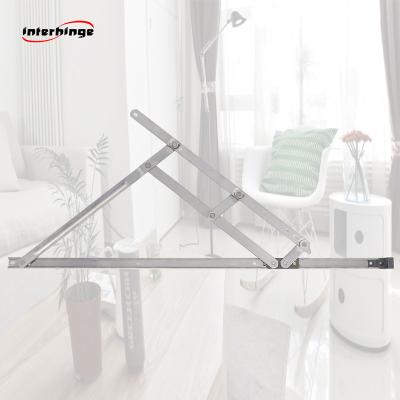 China 24 Inch Modern Adjustable Square Stainless Steel Groove Window Friction Living Room Hinge Door Window Accessories for sale