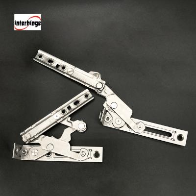 China Modern Adjustable 4 Bar Stainless Steel Window Friction Stay Heavy Duty Invisible Friction Hinges Factory Price for sale