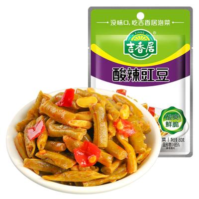 China Ready to eat with open bag Flash Sale Restaurant Stand Appetizers Disposable Dishes Sour And Spicy Cowpea for sale