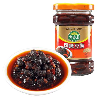 China Instant after opening the bottle Professional Supply Appetizer Picks Chili Bean Sauce Flavored Soybeans for sale