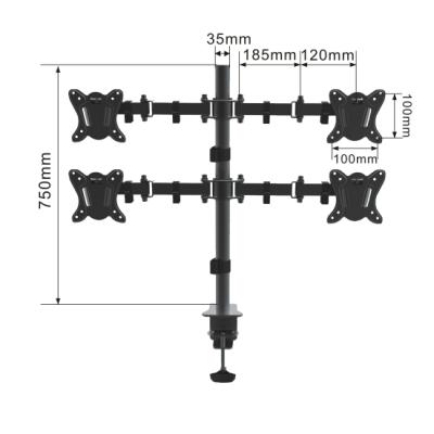 China Metal Newcomer Adjustable Screen Monitor Stand for sale