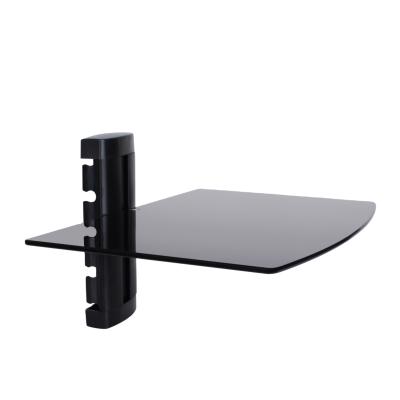 China Modern glass dvd wall bracket dvd rack shelf for sale