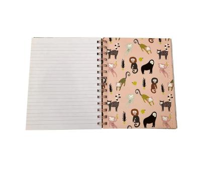 China Printed Private Label Eco Friendly Business Recycled Wire Paper Spiral Notebook for sale