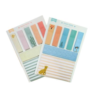 China Wholesale Self Adhesive Cute Sticky Animal Note Cartoon Stationery Adhesive Notes for sale