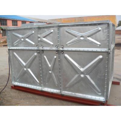 China Hot-dipped water storage galvanized pressed steel water tank for rainwater HDG galvanized steel water storage tanks in Philippines for sale