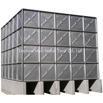 China Hotels price cheap sectional stainless steel bolted tank fire fighting modular rainwater tank in Malaysia Philippines India UAE Kuwait for sale